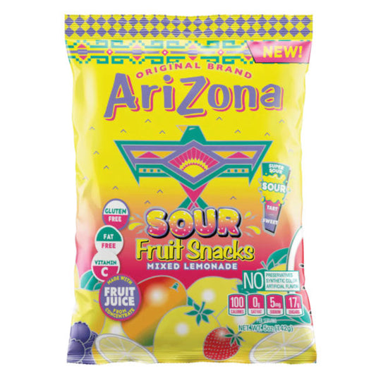 Arizona Fruit Snacks Sour 142g - La Perle Sucrée
