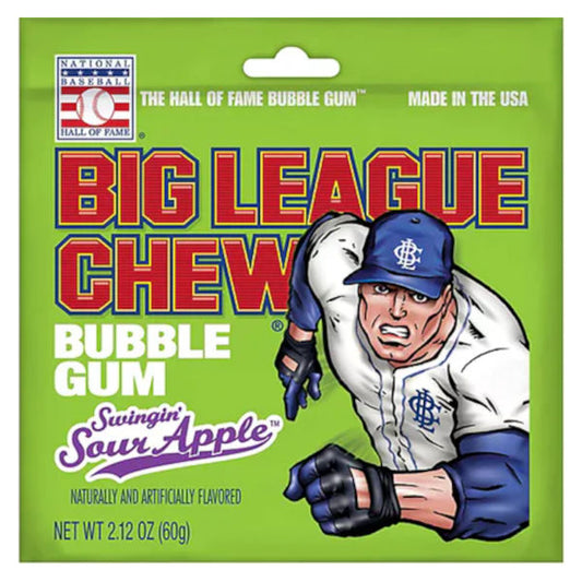 Big League Chew Sour Apple 60g - La Perle Sucrée