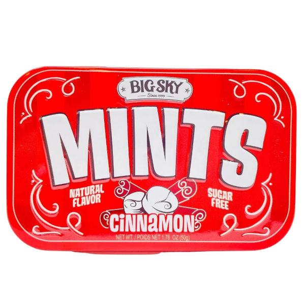 Big Sky Mints Cinnamon 50g - La Perle Sucrée