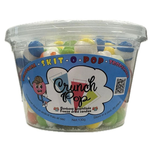 Bonbons Lyophilisés Skittle Tropical 130g CrunchPop - La Perle Sucrée