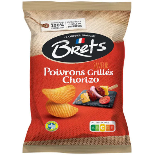Chips Bret's Poivrons grillés et chorizo 125g