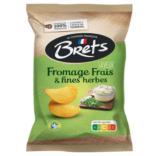 Chips Bret's Fromage frais et fines Herbes 125g - La Perle Sucrée