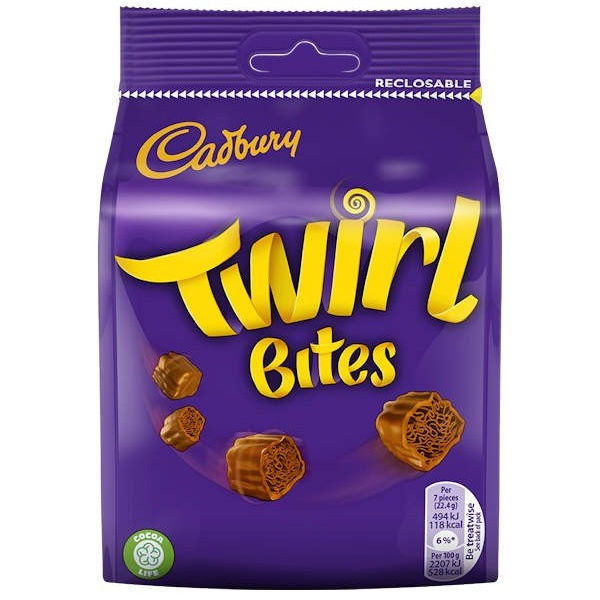 Cadbury Twirl Bites 95g - La Perle Sucrée