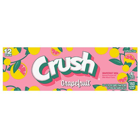 Crush Grapefruit 355ml (Caisse) - La Perle Sucrée