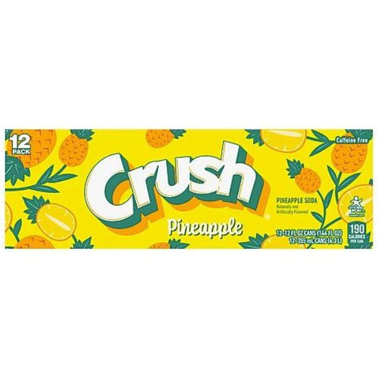 Crush Pinapple 355ml (Caisse) - La Perle Sucrée