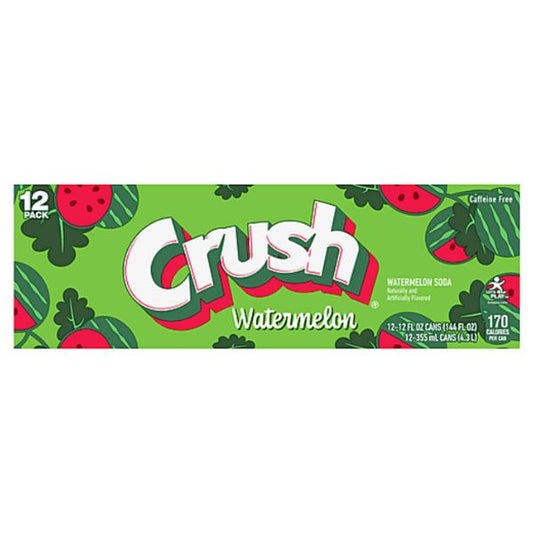 Crush Watermelon 355ml (Caisse) - La Perle Sucrée