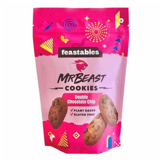 Feastables Mr.Beast Cookie Double Chocolate Chip 170g - La Perle Sucrée