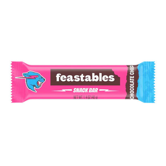 Feastables MrBeast Chocolate Chip Snack Bars 40g - La Perle Sucrée