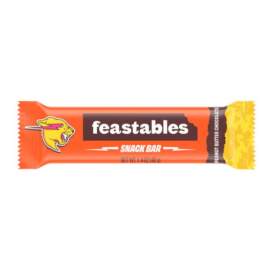 Feastables MrBeast Peanut Butter Chocolate Snack Bars - La Perle Sucrée