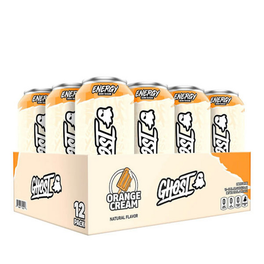 Ghost Energy Crème Orange 473ml (Caisse) - La Perle Sucrée