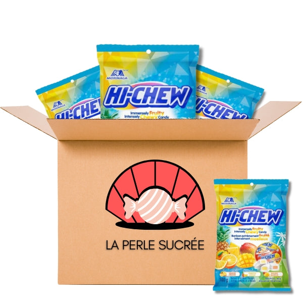 Hi-Chew Tropical Mix 100g (Caisse) - La Perle Sucrée