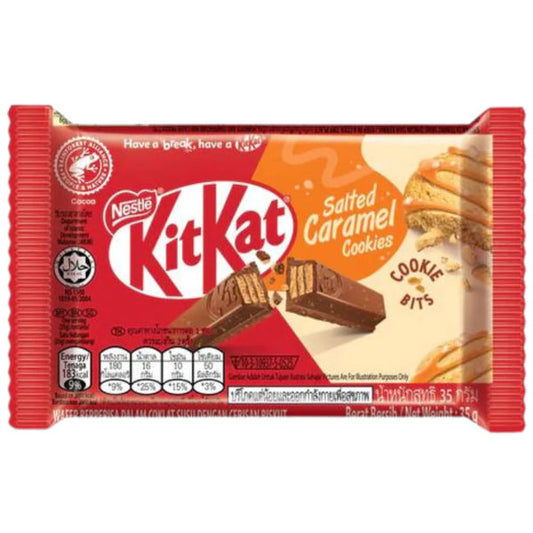 KitKat Biscuit au Caramel Salé 35g - La Perle Sucrée