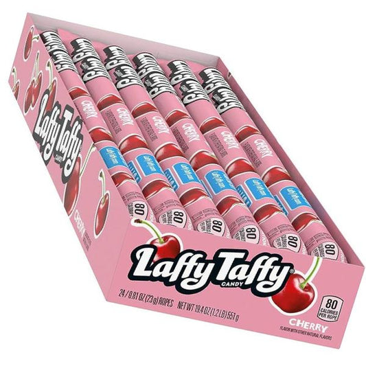 Laffy Taffy Corde Cerise 22.9g (Caisse) - La Perle Sucrée