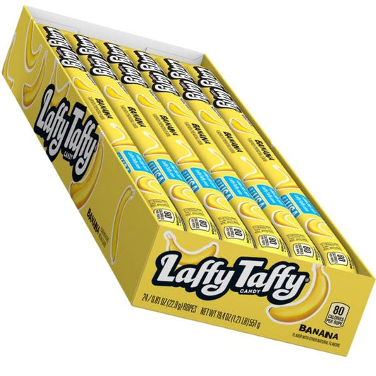 Laffy Taffy Rope Banana 22.9g (Caisse) - La Perle Sucrée
