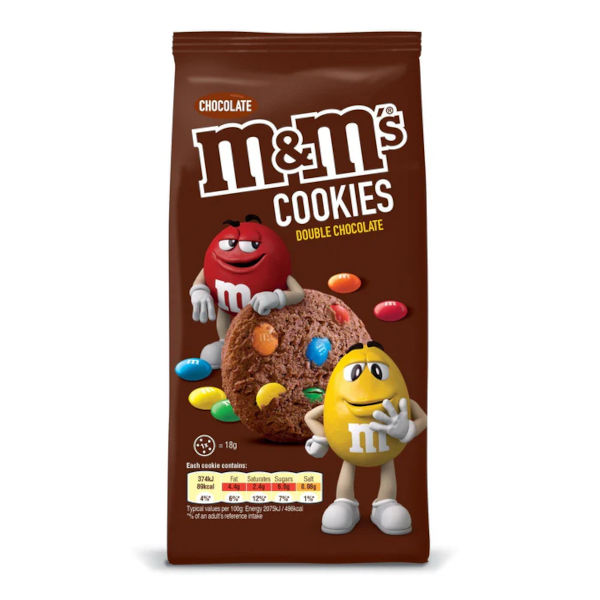 M&M's Biscuits au Double Chocolat 144g - La Perle Sucrée