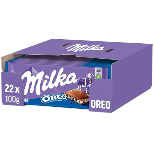 Milka Oreo Chocolate 100g (Caisse) - La Perle Sucrée