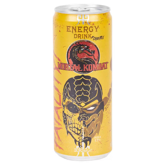 Mortal Kombat Energy Drink Scorpion 330ml - La Perle Sucrée
