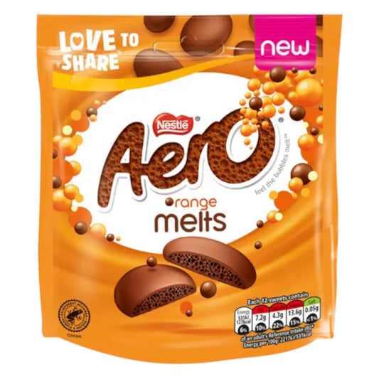 Aero Chocolat Fondant à l'Orange 86g - La Perle Sucrée
