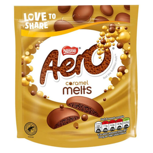 Aero Chocolat Fondant au Caramel 86g - La Perle Sucrée