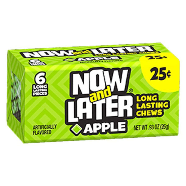 Now and Later Chewy Apple 26g - La Perle Sucrée