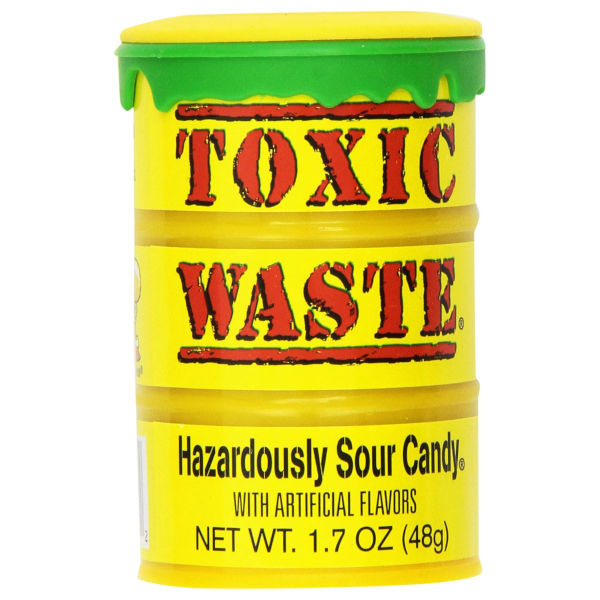 Toxic Waste Hazardously Sour Candy 48g - La Perle Sucrée