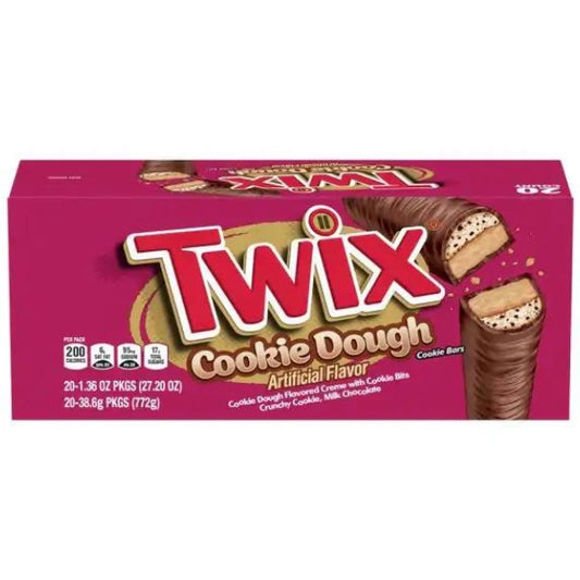Twix Cookie Dough 38g (Caisse) - La Perle Sucrée