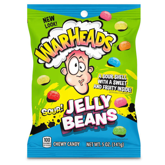 Warheads Sour Jelly Beans 142g - La Perle Sucrée