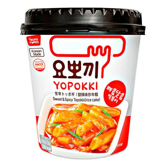 Yopokki Topokki Cup Sweet & Spicy 120g - La Perle Sucrée