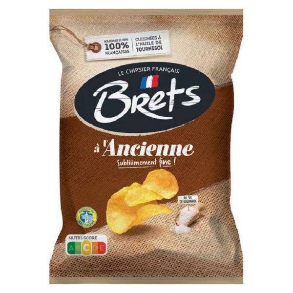 Chips Bret's à l'ancienne au sel de Guérande 125g - La Perle Sucrée