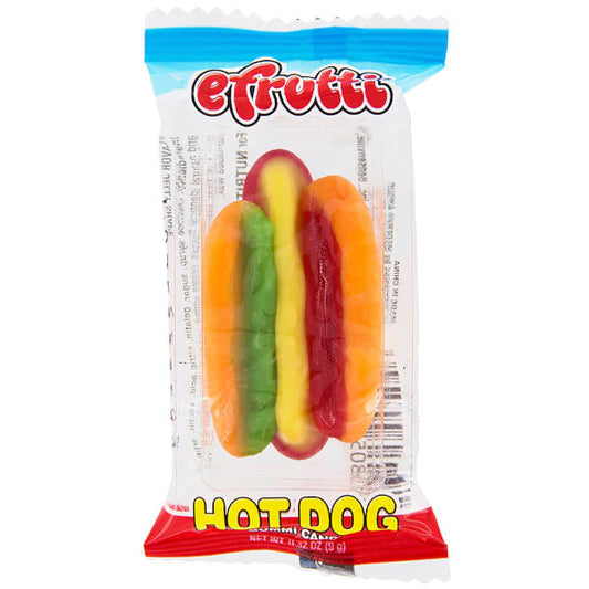 eFrutti Gummi Hot Dogs wrapped 9g - La Perle Sucrée