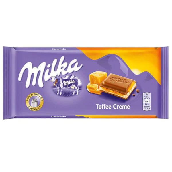 Barre de Chocolat Milka Crème De Caramel 100g - La Perle Sucrée