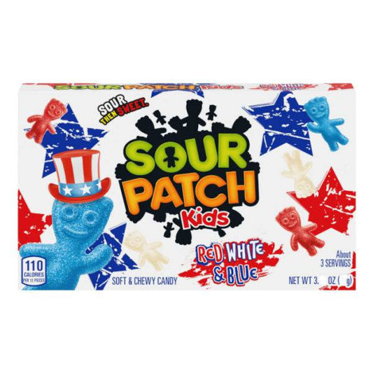 Sour Patch Kids Bonbons Rouge Blanc et Bleu 187g - La Perle Sucrée
