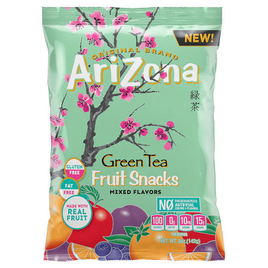 Arizona Fruit Snacks Thé Vert 142g - La Perle Sucrée