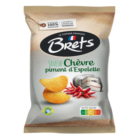 Chips Bret's Chèvre Piment d'Espelette 125g - La Perle Sucrée