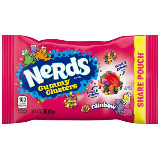 Nerds Gummy Clusters Rainbow Bag 85g - La Perle Sucrée
