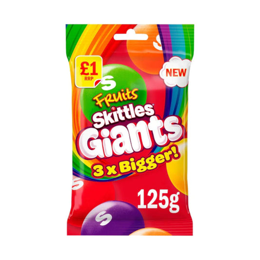 Skittles Giants 125g - La Perle Sucrée