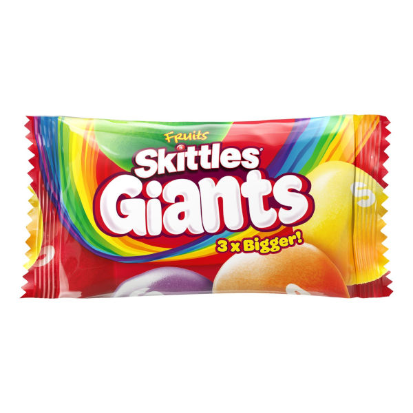 Skittles Giants Sachet 45g - La Perle Sucrée