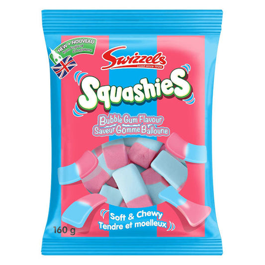 Squashies Swizzles Bonbons Bubble Gum Original 160g - La Perle Sucrée