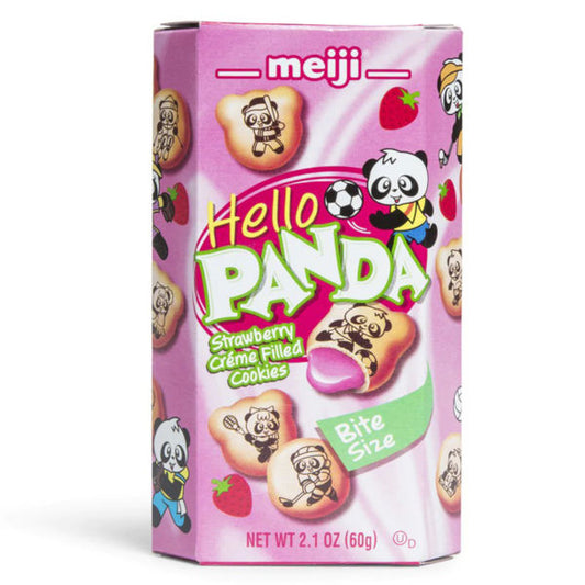 Hello Panda Biscuits Fraise 60g - La Perle Sucrée