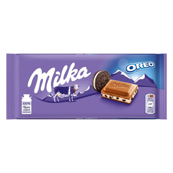 Barre de Chocolat Milka Oreo 100g - La Perle Sucrée